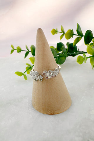 Forget Me Not Silver Ring