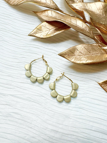 Gold Mini Darcy Hoops