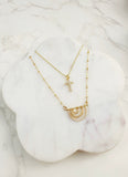 Studded Cross Necklace #1