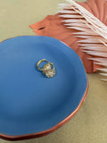 Small Blue Trinket Dish