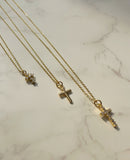 Gold Cross Necklace