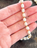 Faceted Stone Bead Necklace