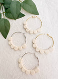 Marshmallow Darcy Hoops
