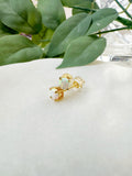 Simple Opal Lookalike Studs