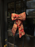 Red Paisley Oversized Bow