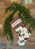 Cardinal Christmas Stocking