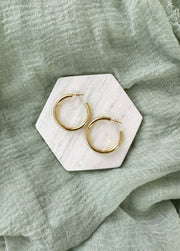 Large Gold Hoops