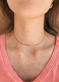 Rosy Choker Chain Necklace